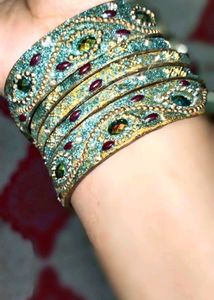 Bangles stone &amp; glitter fancy