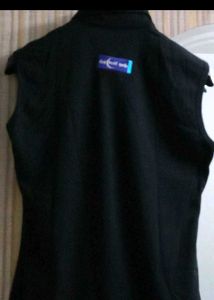 Sleeveless Black Polo T-Shirt