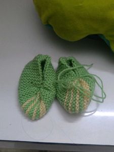 Cute Knitted Baby Booties