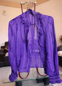 A Purple Type Of Formal Top