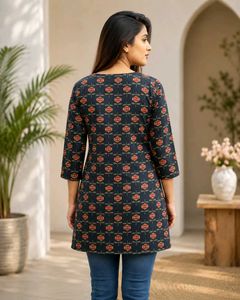 Stylish Printed Kurta-M