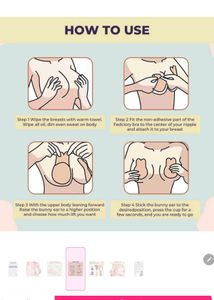Sanfe Flix Reusable Breast Lift Cups NEW