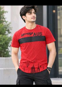 Cool Red Graphic T-Shirt