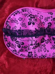 Floral Bra Storage Pouch