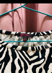 Zebra Print Mini Bodycon Dress