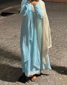 Light Blue Kurta Set with Dupatta