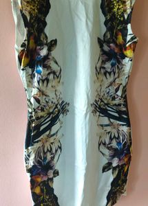 Chic Floral Print Sleeveless Dress