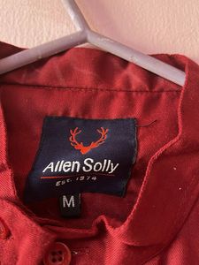 Allen Solly Red Casual Shirt