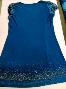Royal blue Kurti (Party Wear) Brand New