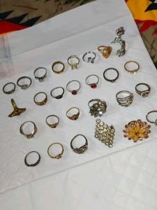 Assorted Ring Collection set of 3 rings 99
