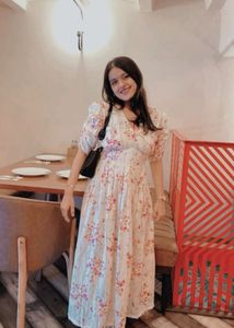Floral Print Maxi Dress