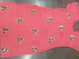 Embellished Coral Pink Suit