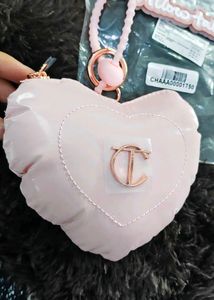 Cute Pink Heart Pillow Talk Charm