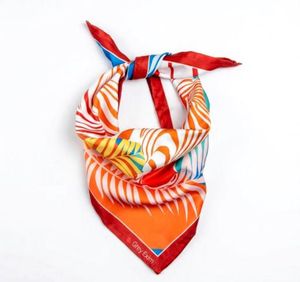 Vibrant Tropical Print Scarf
