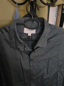 Classic Dark Green Button-Down Shirt