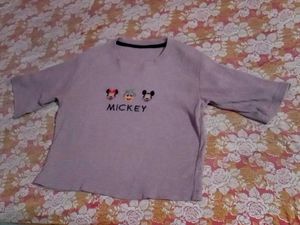 Mickey Mouse Embroidered T-Shirt