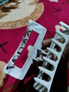 5 Pcs Stylish White Hair Claw Clip