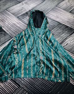 Green Chain Print loungewear Set