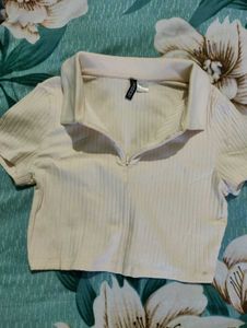 RIBBED H&M TOP