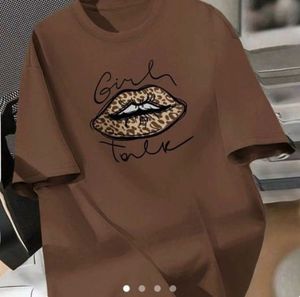 Brown Graphic Print T-Shirt