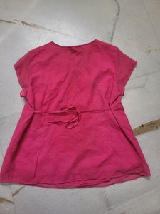 Pink XL Top By Motherhood Maternity