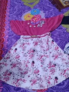 Floral Print Frock combo pack 3