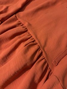 Rust Orange Hoodie Dress