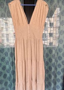 Boho Tiered V-Neck Maxi Dress