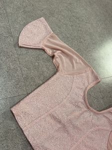 Stunning Pink Brocade Blouse