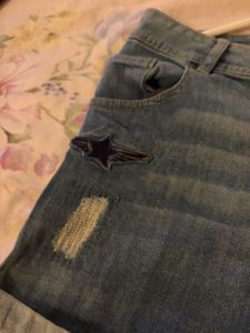 Cute Denim Shorts with Patches