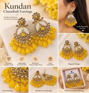 Beautiful Yellow Drop Earrings