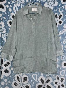 short linen kurta