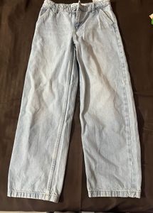 Light Wash Wide Leg Jeans