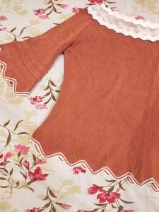 Terracotta Bell Sleeve Top