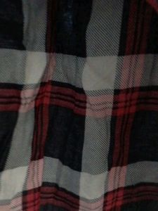 Red &amp; Blue Plaid Button-Up Tunic