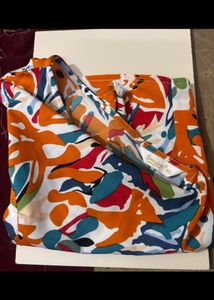 Plus size Multicolour Brushstroke Coord set