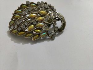 Peacock Design Brooch