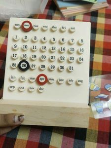 Wooden Perpetual Calendar
