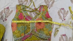 Designer Top with Palazzo &amp; Cape @ 50% OFF