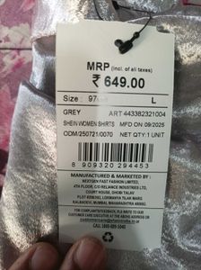 Shiny Button-Up Shirt