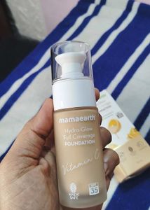 Combo Of Mamaearth Primer 🌷And Foundation ✨