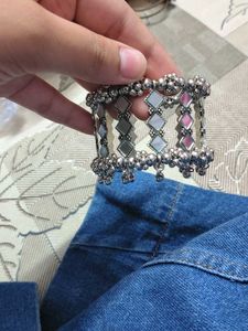 Ethnic Mirror Work Bracelet