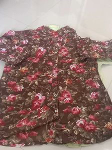 Floral Print Kurta
