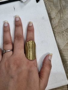 Unique Textured Statement Ring