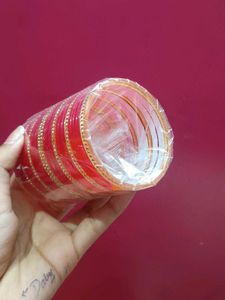 Red &amp; Gold Bangles
