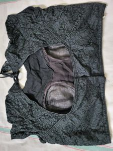 Elegant Black Lace Blouse