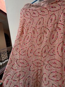 Designer Embellished Lehenga Skirt blouse nd duptt