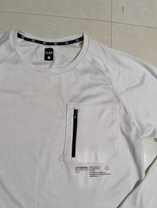 Men's White Long Sleeve Graphic T-Shirt