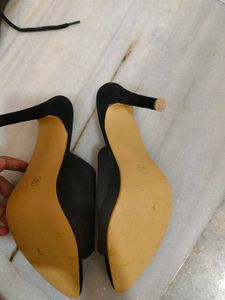 Black Mule heels - Pointed Toe
