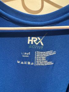 HRX - Men's Blue Long Sleeve Athletic Jersey